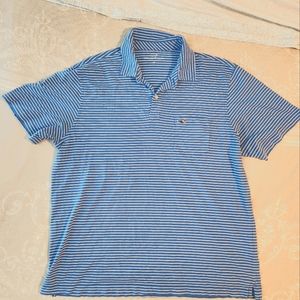 Vineyard Vines Heathered Performance Winstead Stripe Polo